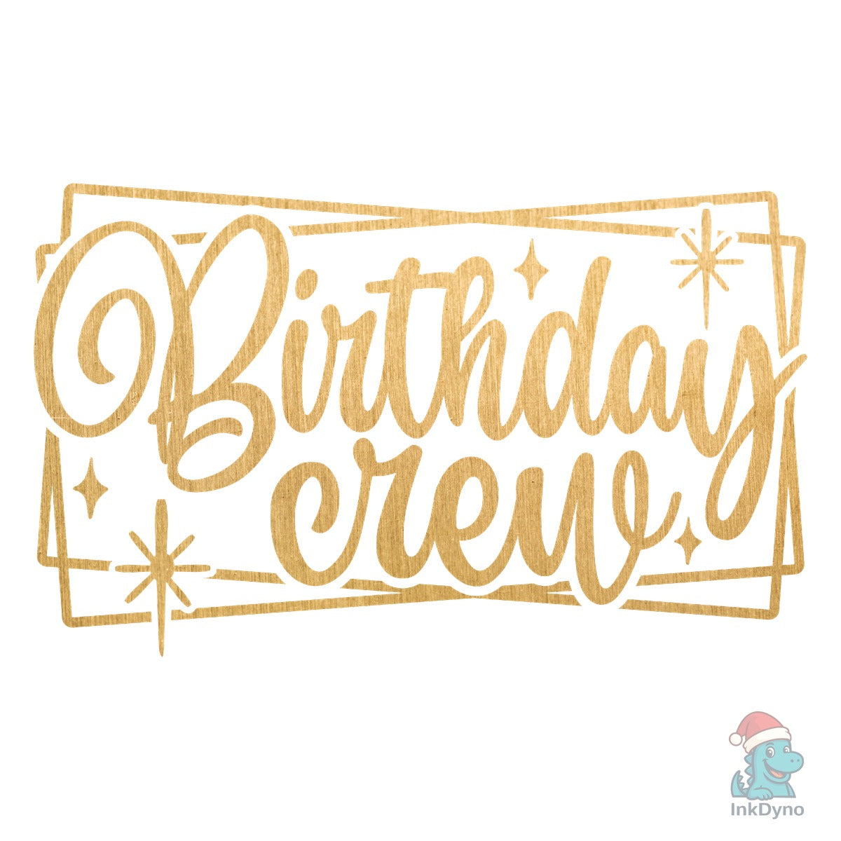 Birthday Crew Birthday Gold Sub
