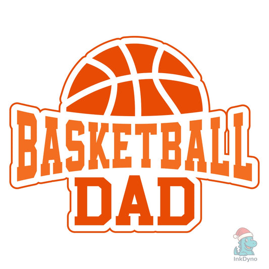 Basketball T Shirt Design Basketball Dad - DTF Transfer