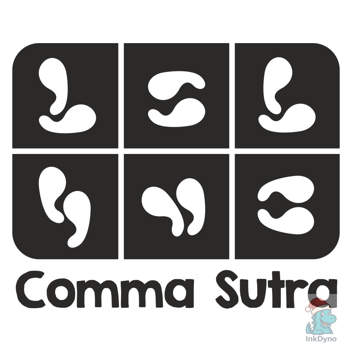 Comma Sutra Funny Adult Pun Humor Party