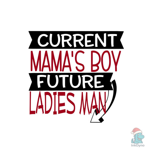 Current Mama's Boy Valentine's Day - DTF Transfer