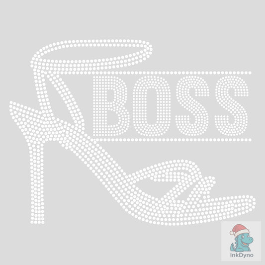 Boss Rhinestone Templates Design - DTF Transfer