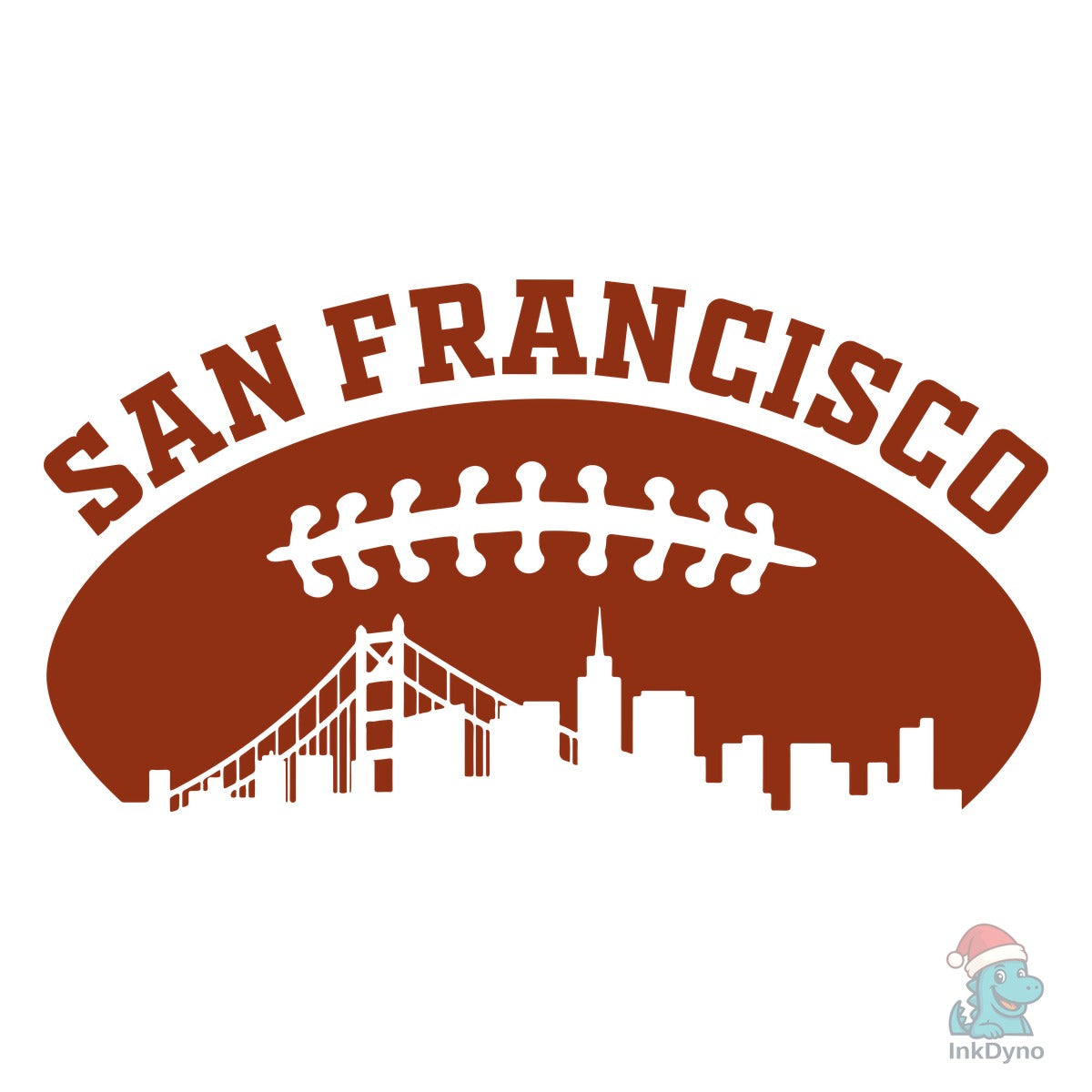 American Football San Francisco Skyline