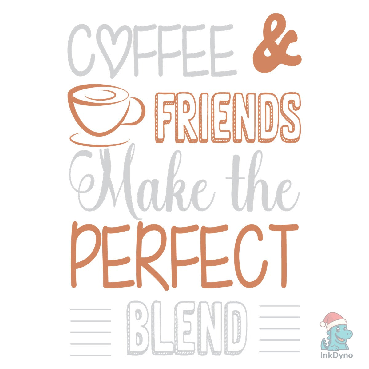 Coffee & Friends Coffee T-shirt Design