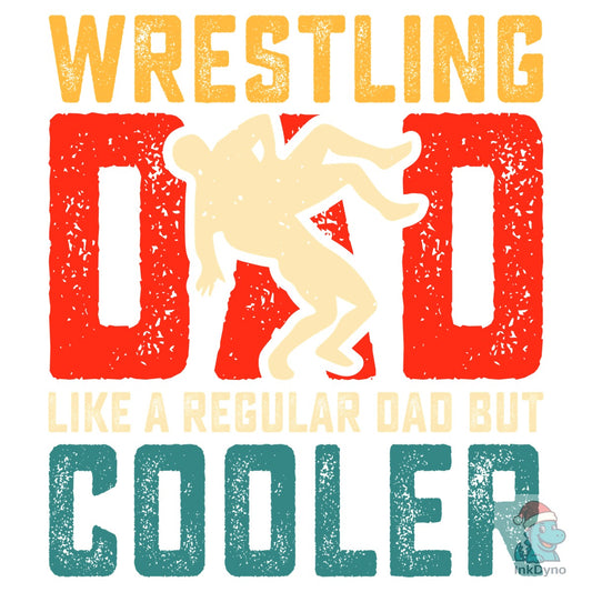 Wrestling Father's Day T-Shirt Design - DTF Transfer