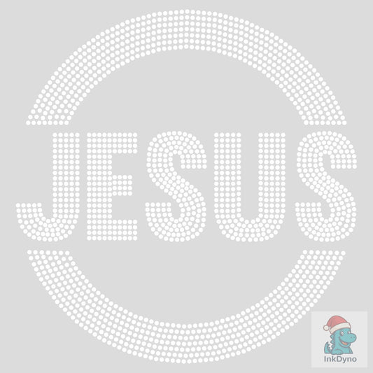 Jesus Rhinestone Templates Design - DTF Transfer