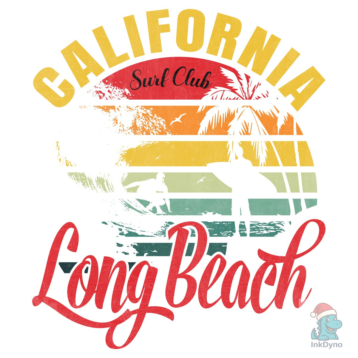 California Surf Club Long Beach T-shirt