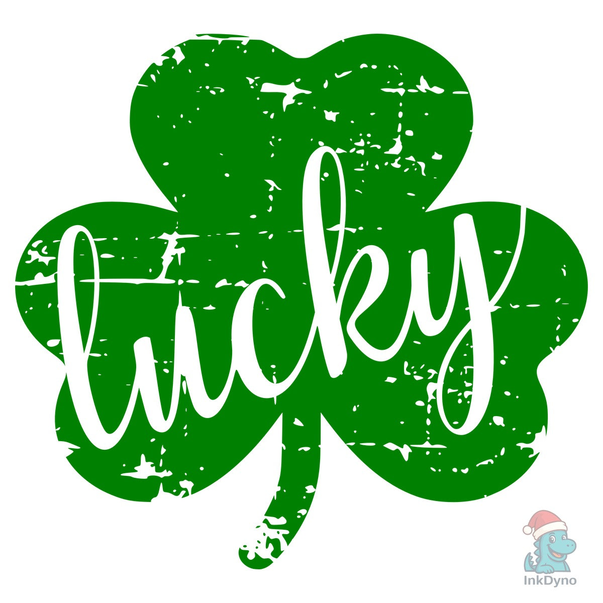 Lucky Shamrock Distressed St.Patrick Day