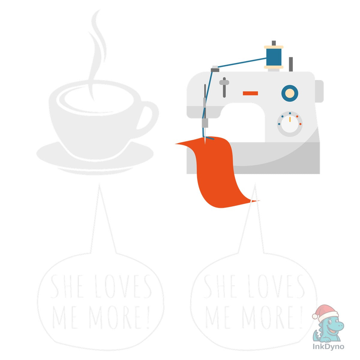 Sewing Machine Coffee Funny Quilting