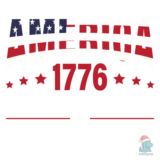 4th July 12 America 1776 - DTF Transfer