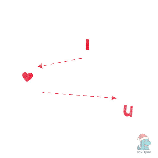 Alphabet I Love You T Shirt Design - DTF Transfer