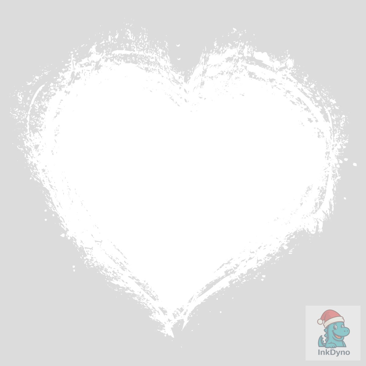 Bleach Effect Heart Design