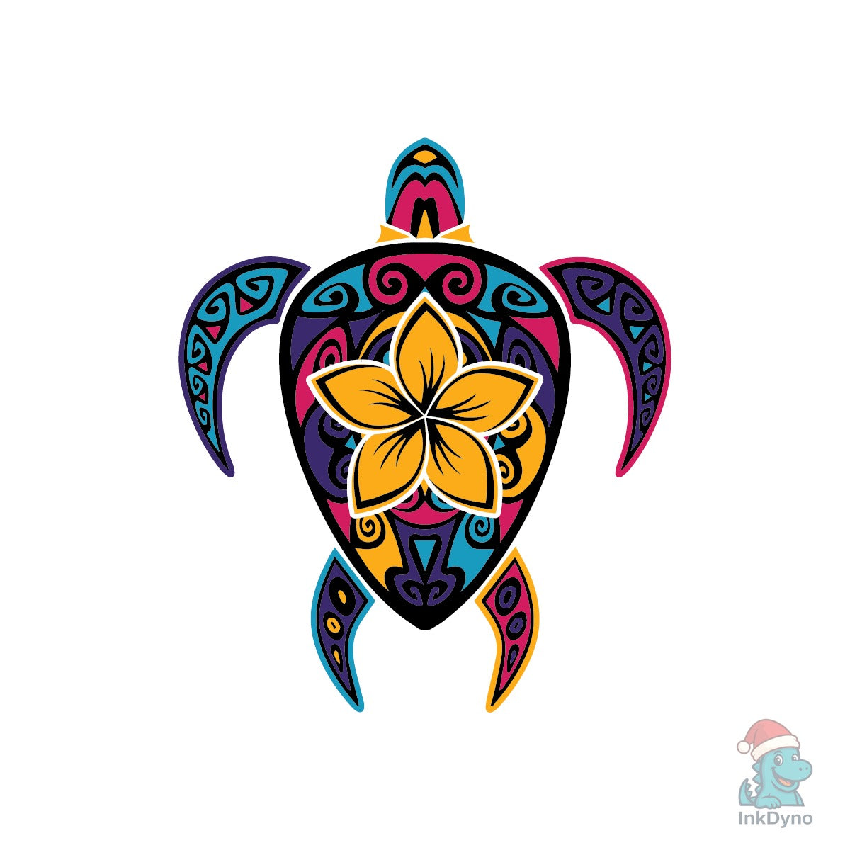 Hawaiian Tie Dye Sea Turtle Hawaii Lover