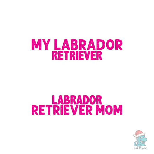 Labrador Retriever (Dog Lover T-shirt) - DTF Transfer