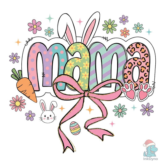Coquette Easter Mama Easter Bow - DTF Transfer