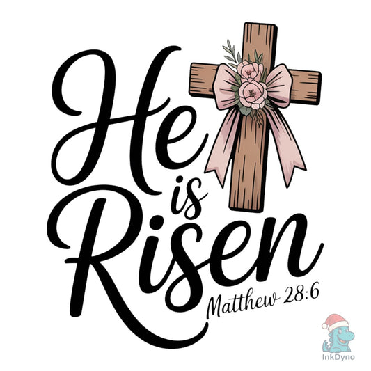 He is Risen Vintage Easter - DTF Transfer