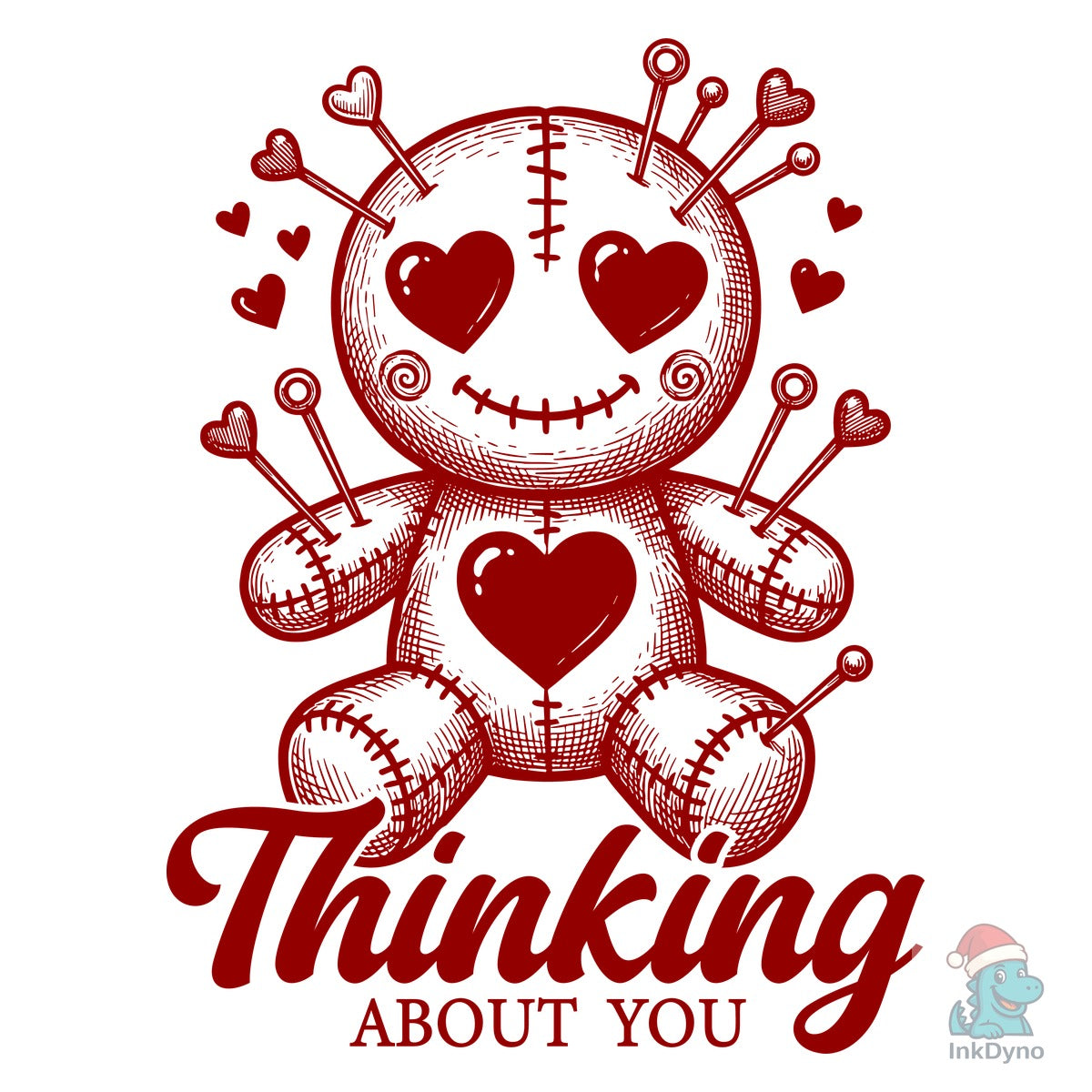 Thinking About You Voodoo Doll Valentine