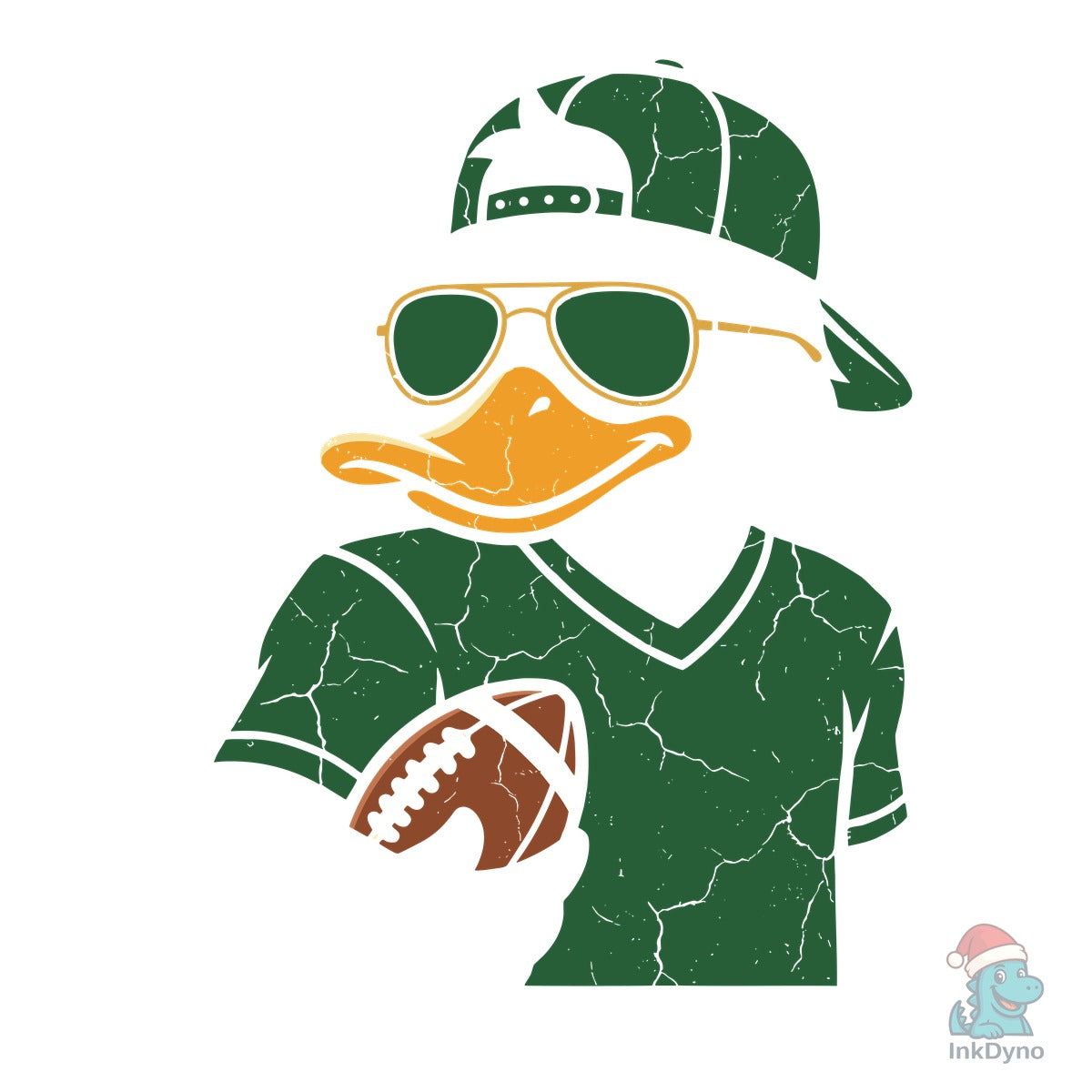 Green Duck American Football Sunglasses