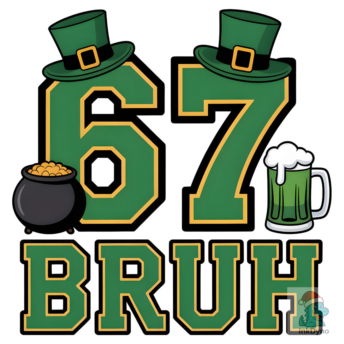 67 Bruh St Patrick's Day Funny Irish
