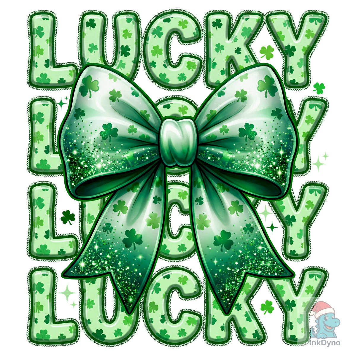 Lucky Coquette Shamrock Bow