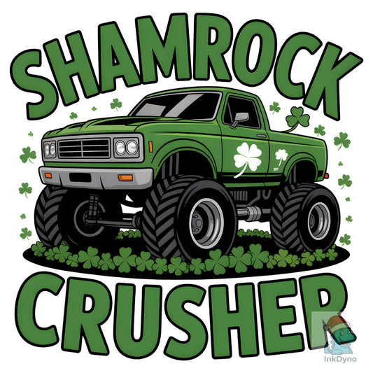 Shamrock Crusher St Patrick's Day - DTF Transfer