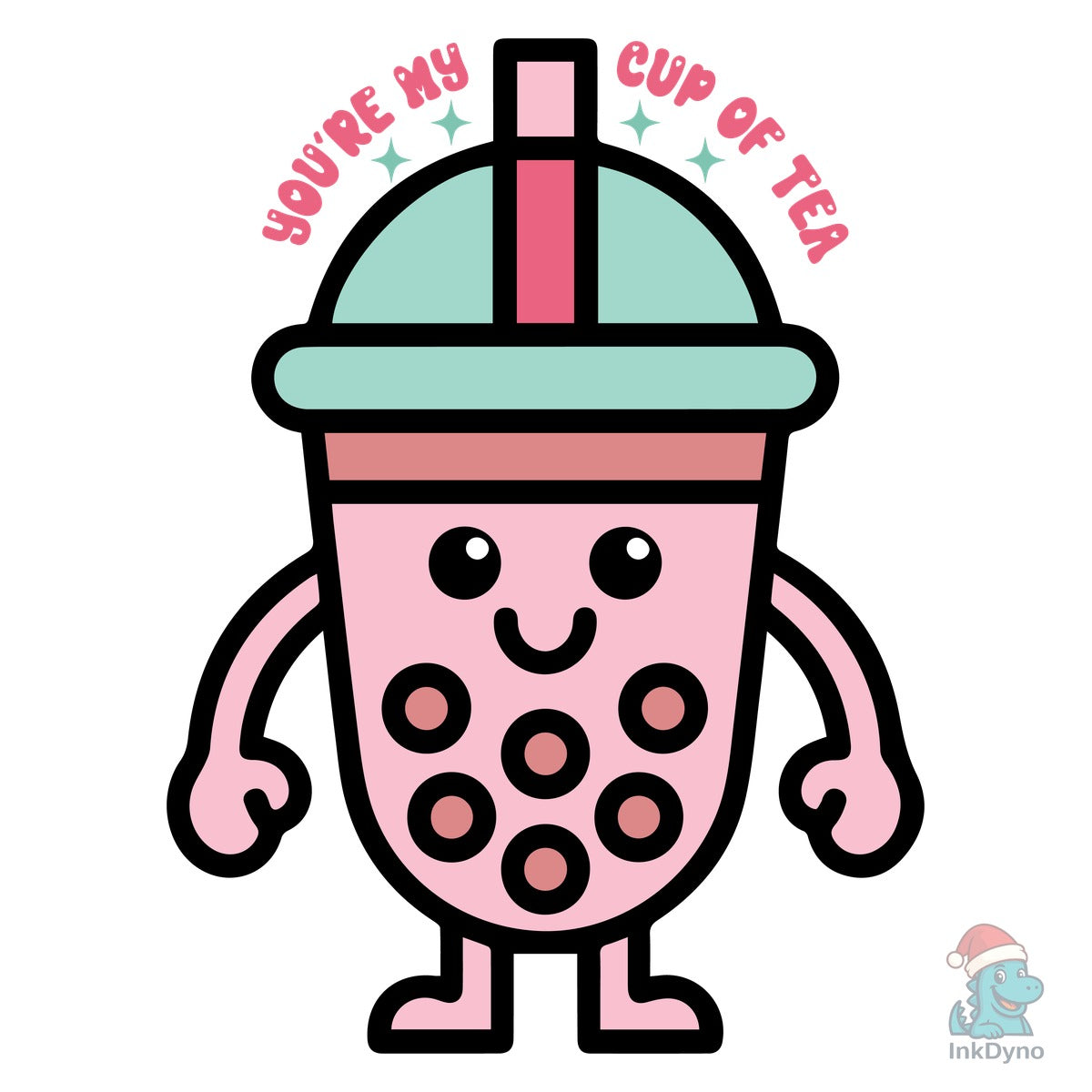 Youre My Cup of Tea Cute Boba Love Pun