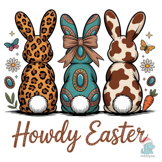 Cowgirl Easter Western Easter - DTF Transfer