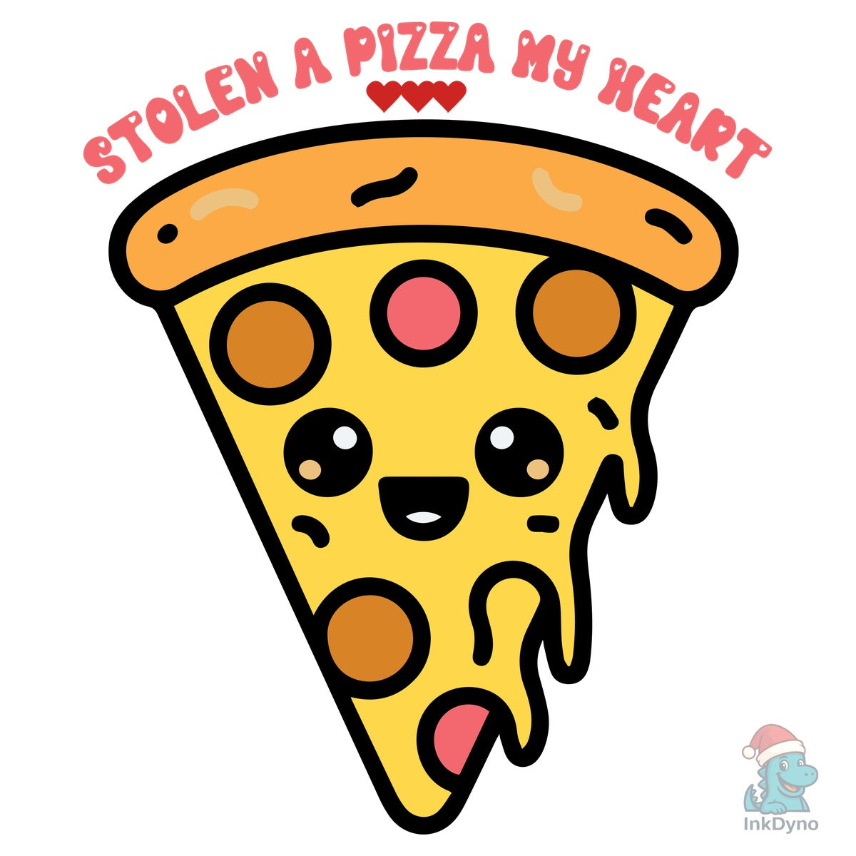 Stolen a Pizza My Heart Cute Pizza Pun