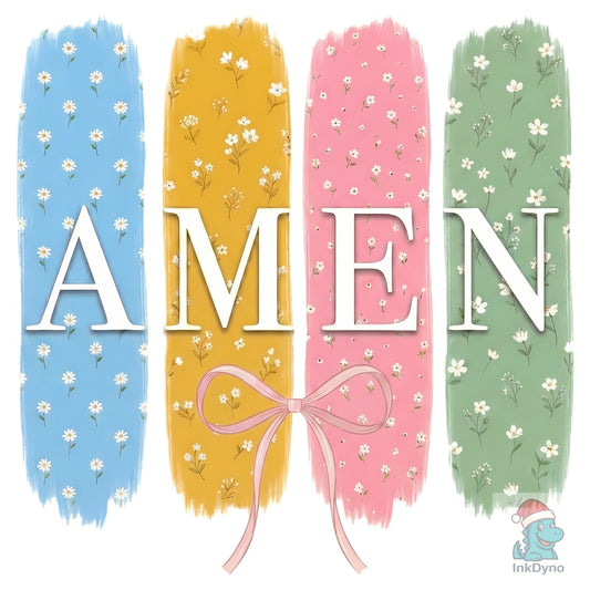 Amen Christian Easter Sublimation - DTF Transfer