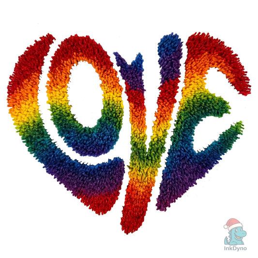 Crochet Yarn Valentine Shirt Design - DTF Transfer