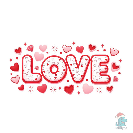 LOVE T-Shirt - DTF Transfer