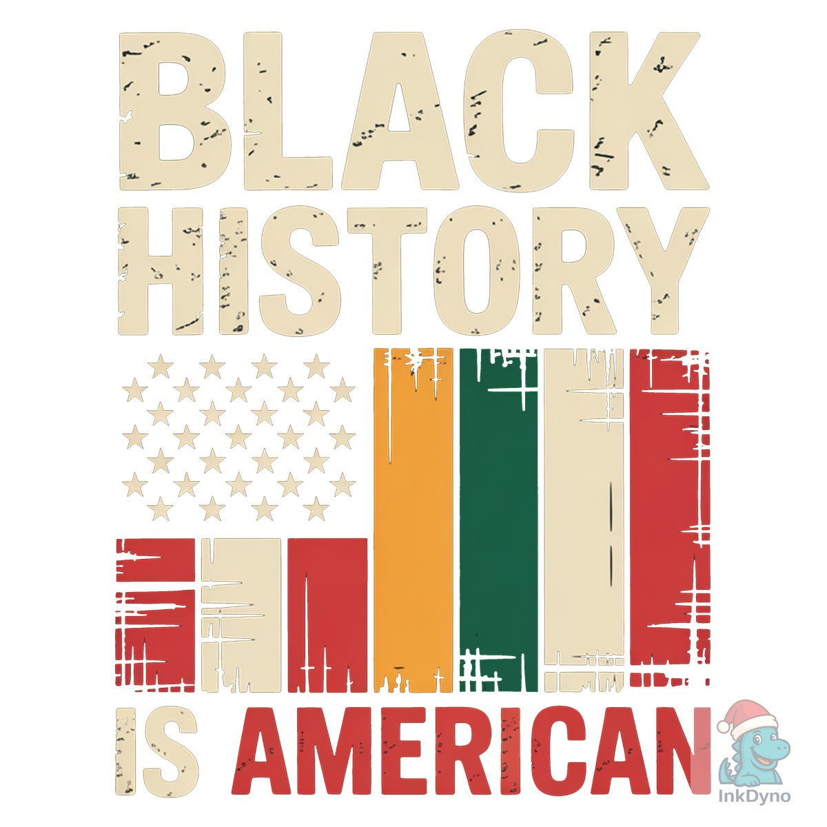 Black History American Flag Afrocen