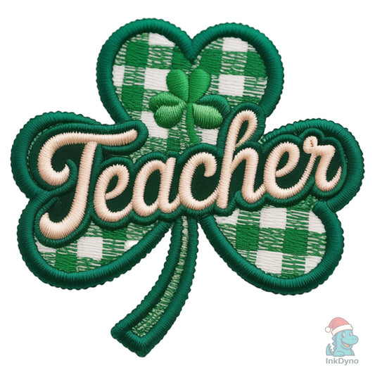 St. Patricks Day Teacher Faux Yarn - DTF Transfer
