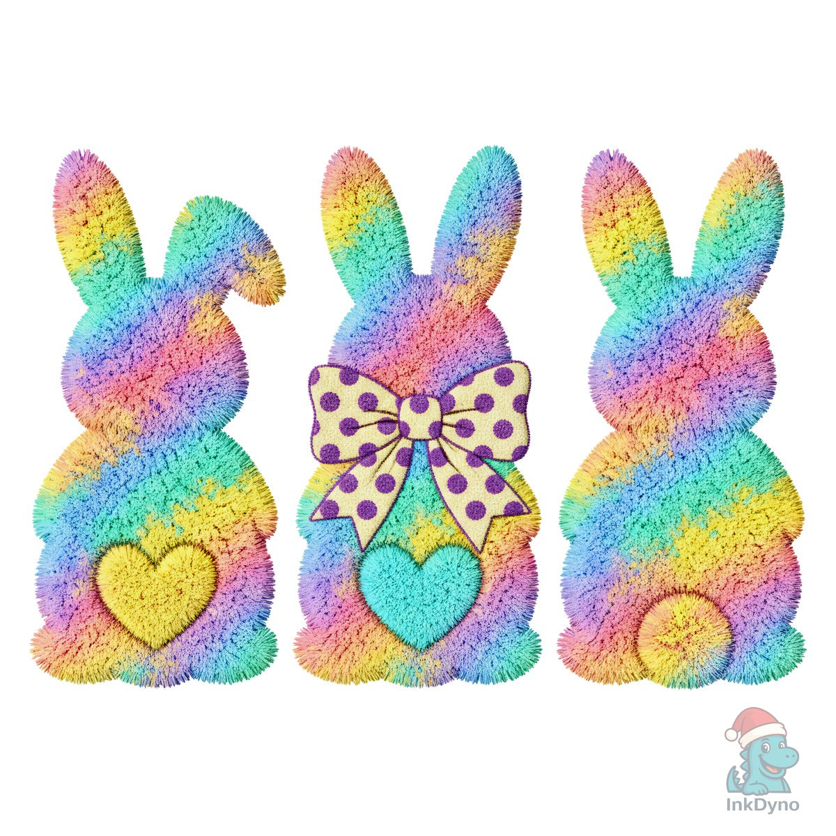 Faux Yarn Crochet Easter Bunny