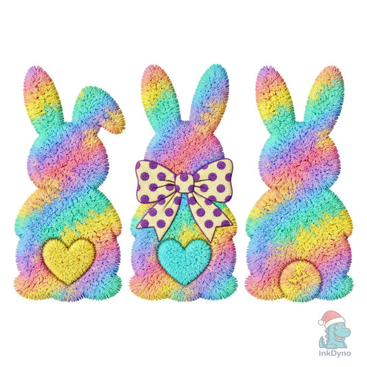 Faux Yarn Crochet Easter Bunny - DTF Transfer