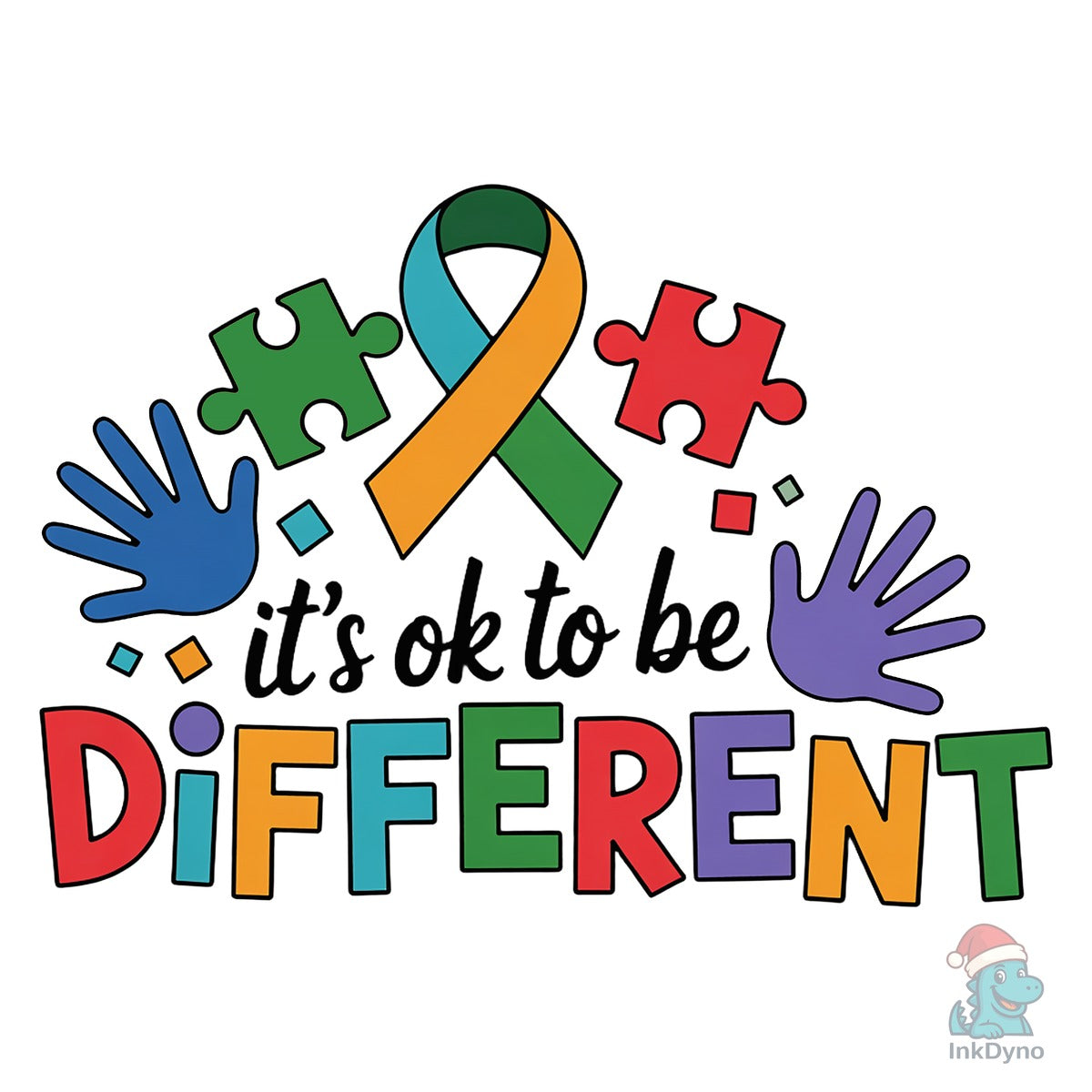 It's Ok to Be Different Autism Shirt