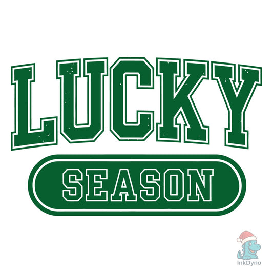 Lucky Season Vintage Typography Design - DTF Transfer
