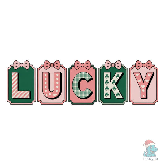 St Patrick's Day Lucky Bow - DTF Transfer