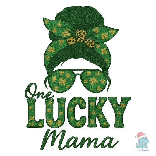 St. Patrick's One Lucky Mama Sublimation - DTF Transfer