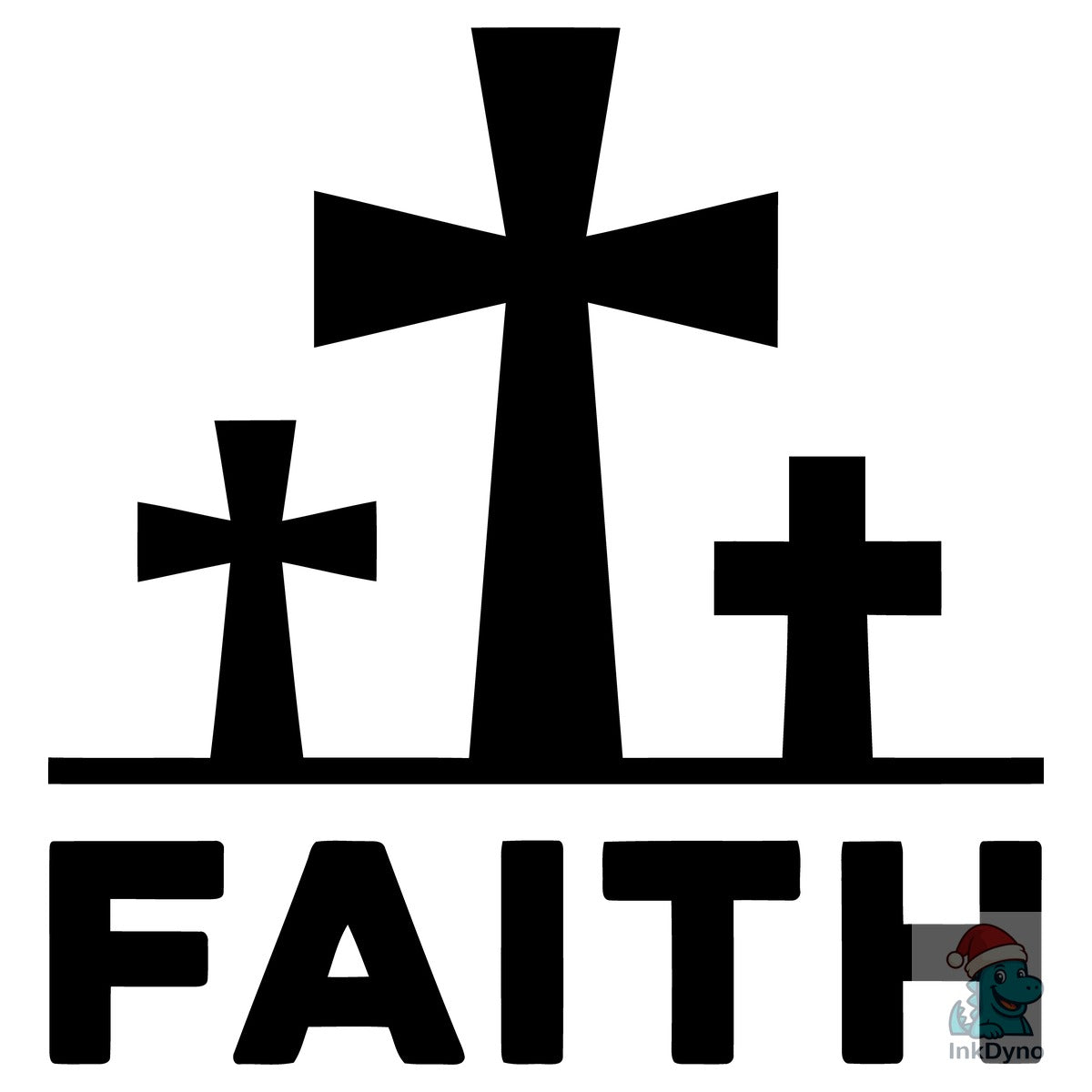 Three Cross Faith Christian Symbol