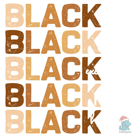 Black Pride Black History Month T-Shirt - DTF Transfer