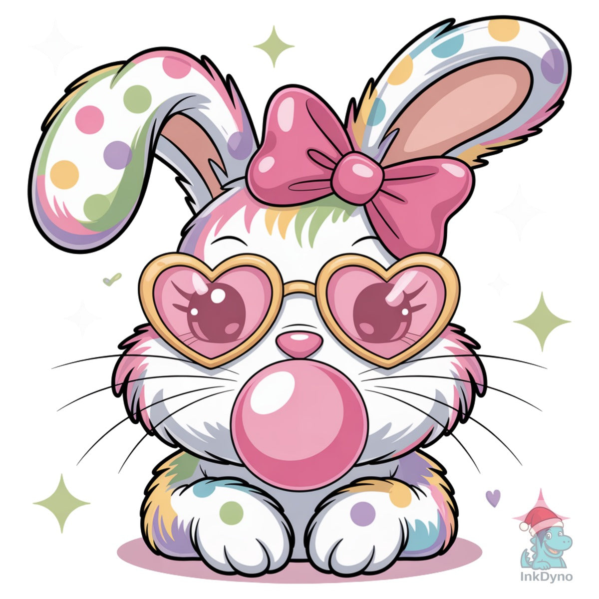 Brushstroke Happy Easter Coquette