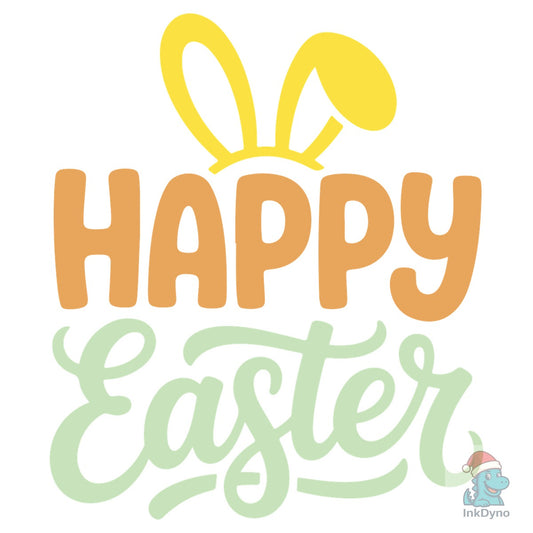 Funny Happy Easter Bunny Holiday T-shirt - DTF Transfer