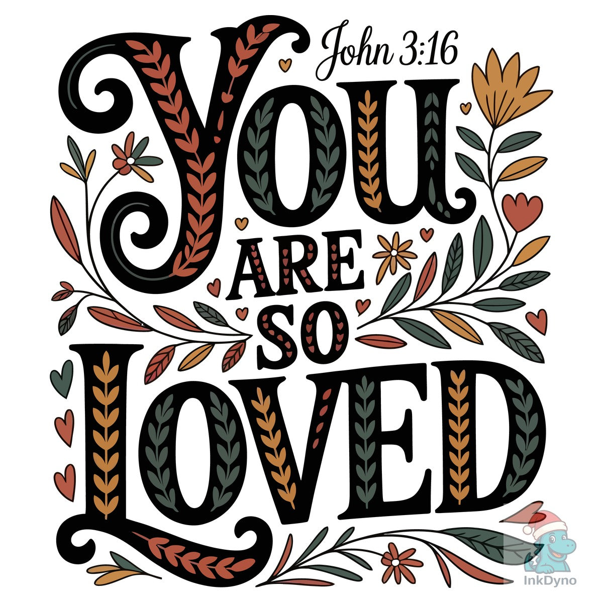 Faith Floral You Are Loved