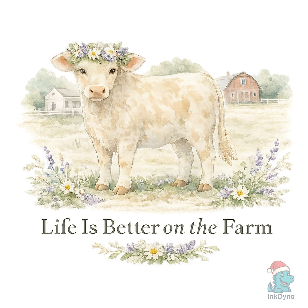 Life is Better on the Farm Cow