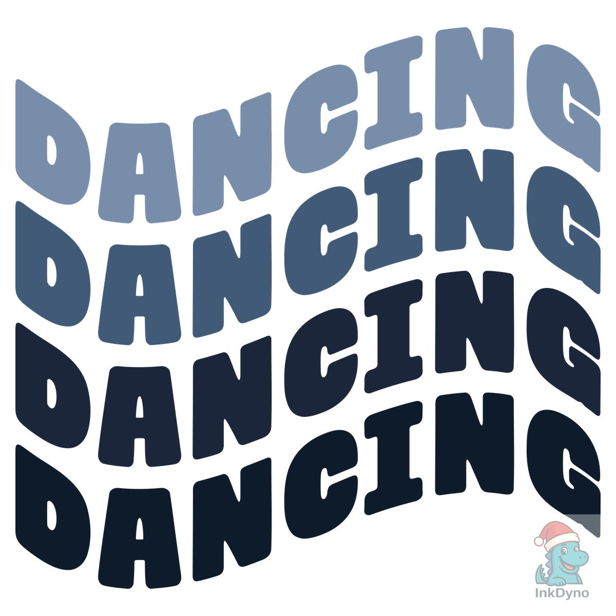 Retro Dancing T-shirt Design Vector