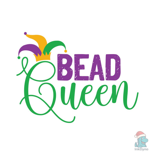 Bead Queen Mardi Gras Mard - DTF Transfer