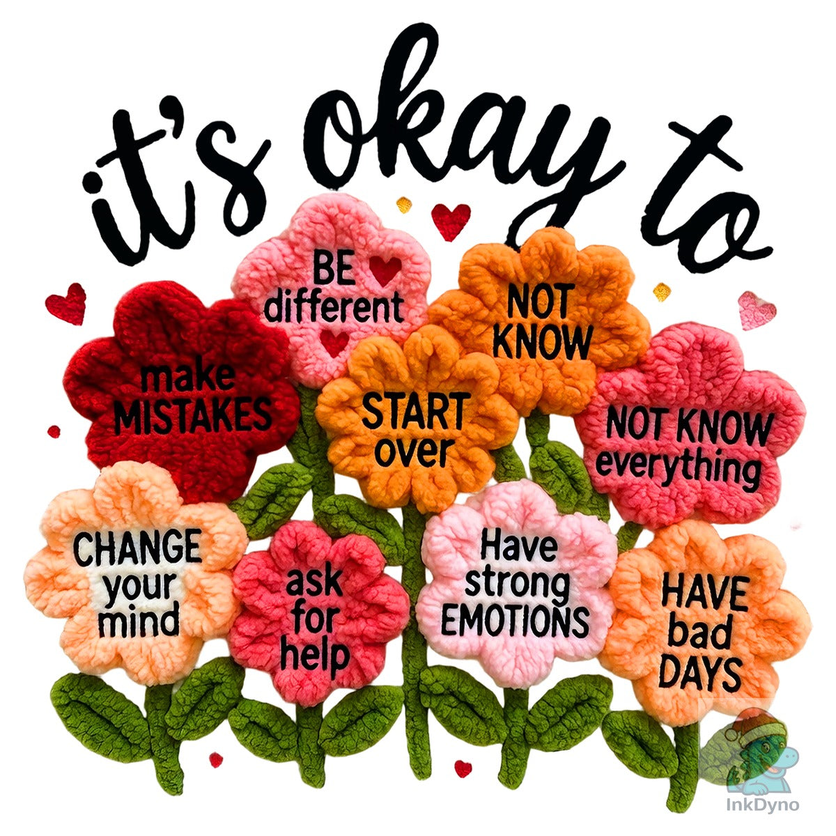 It's Okay to Mental Health Faux Yarn
