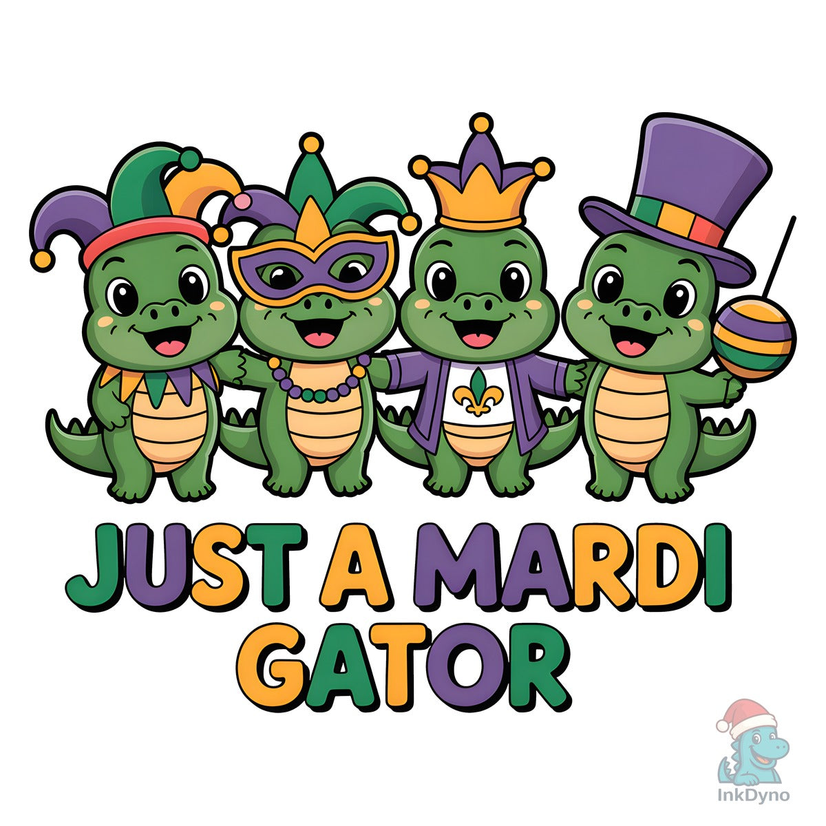 Just a Mardi Gator Design