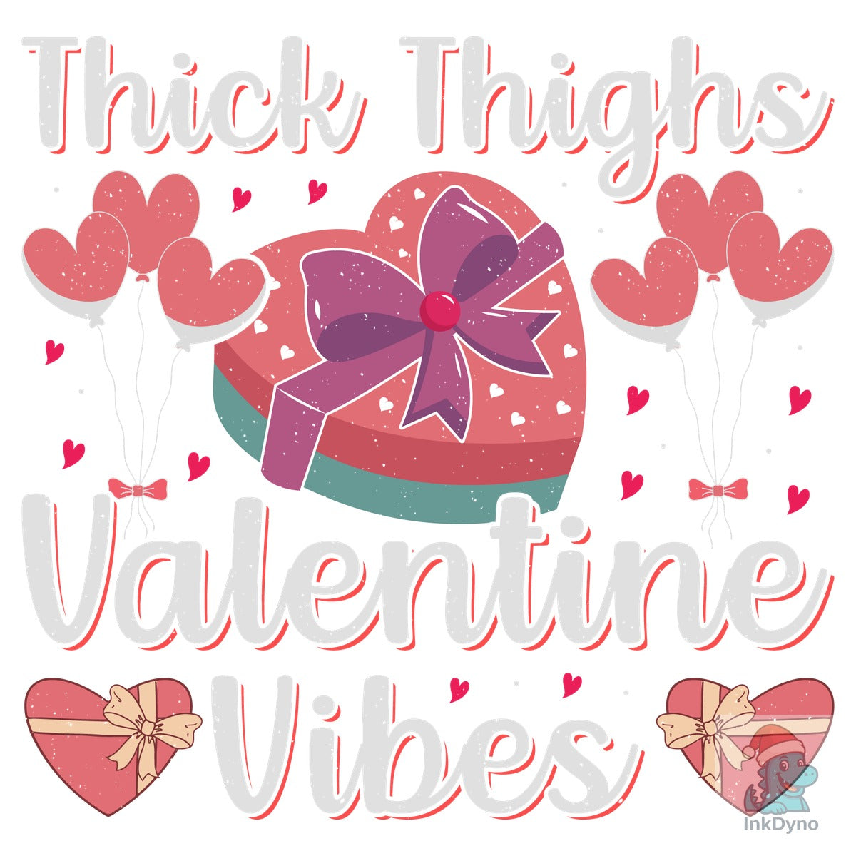 Thick Thighs Valentine Sublimation Shirt