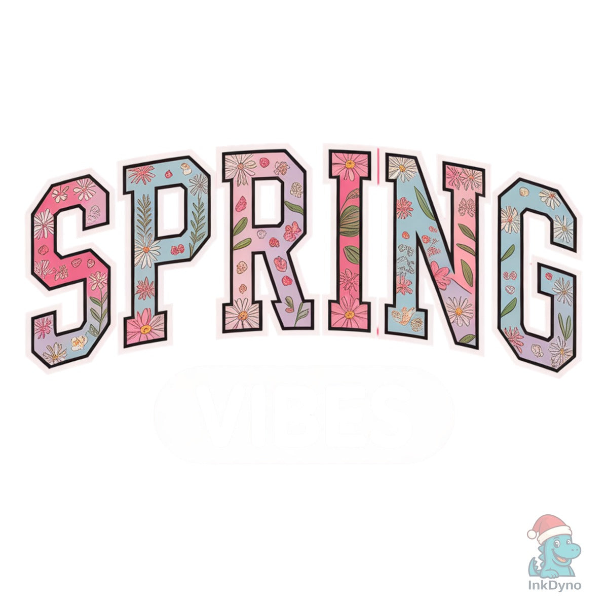 Spring Vibes Floral Varsity Spring